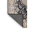 Tapis oriental beige / noir en laine / polyester tissé à la machine Reczkowski-1770820097