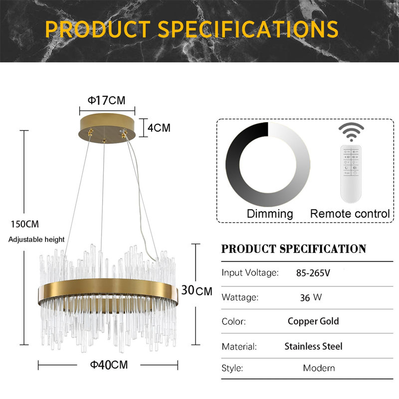 Ayyaan LED Chandelier