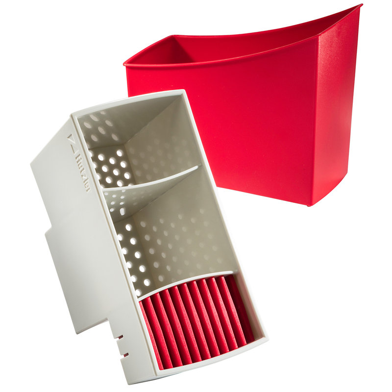 Porte-couverts de drainage à coutellerie, Rouge