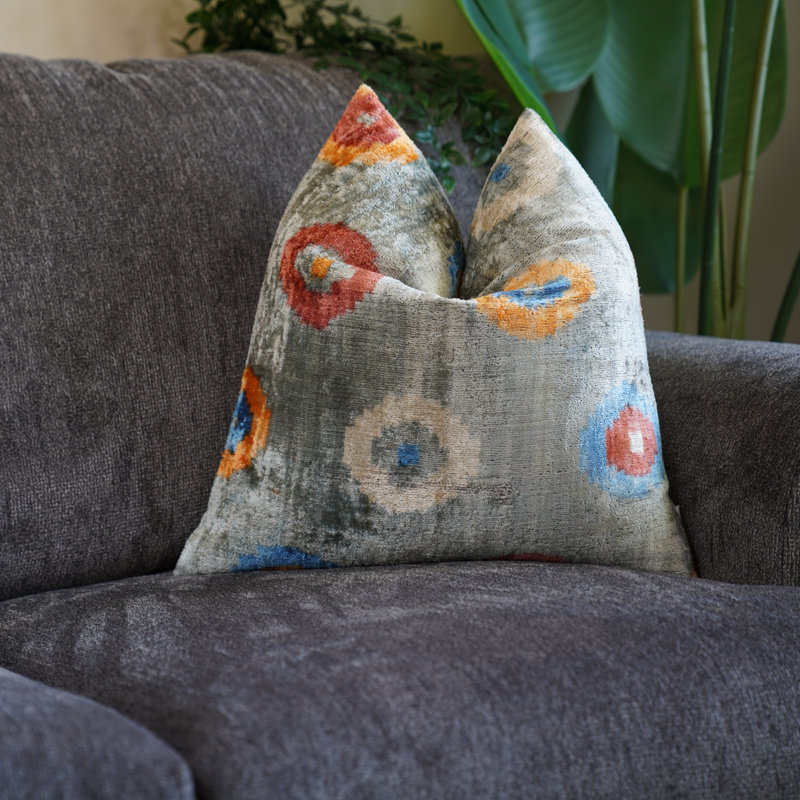 Square Pillow Cover & Insert, Geometric, 20" H x 20" W