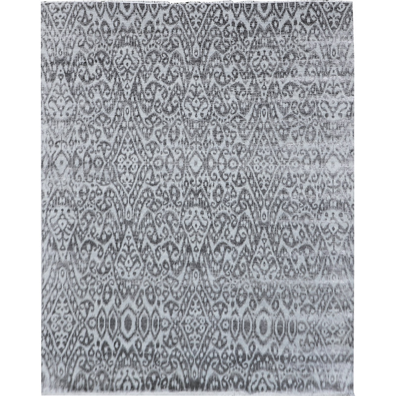 Ikat Area Rug, Rectangle 8' x 10'