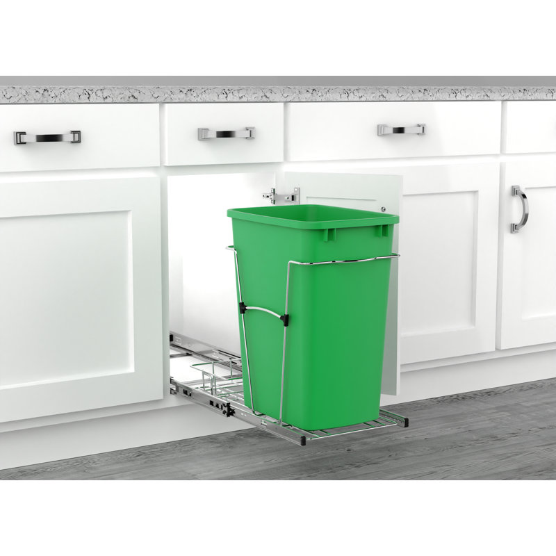 Poubelle escamotable Rev-A-Shelf, Vert