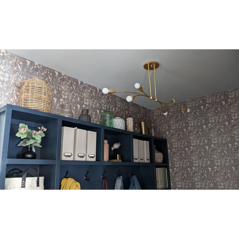6 lumières linéaires ELsa, Or