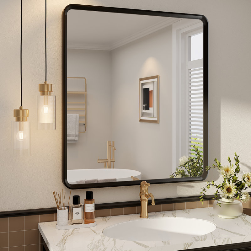 Miroir de meuble-lavabo mural Molly, 36 po x 32 po