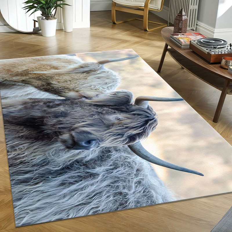 Floral Symphony Non-Woven Soft Printed Rug Featuring Vibrant Colors and Intricate Patterns for a Delightful Blend of Classic and Contemporary Aesthetics
