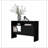 Black Console Table with Two Doors