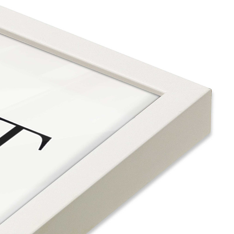 Flowing Forms v1 Print, Opaque White Picture Framed, 20" H x 16" W x 1.25" D