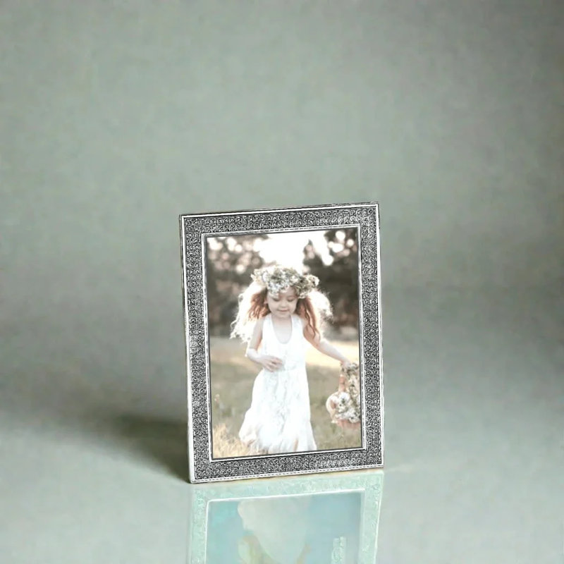 Cadre pour photo simple Gebhardt en nickel plaqué, 5 po x 7 po