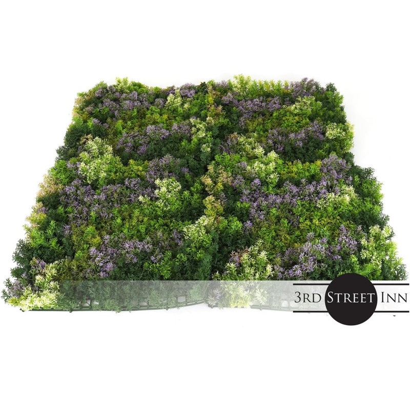 Tamarisk Moss Artificial Green Foliage UV-protected for Outdoor Decor, 2