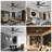 52-inch Elvert Flush Mount Ceiling Fan with LED Lights-258302687