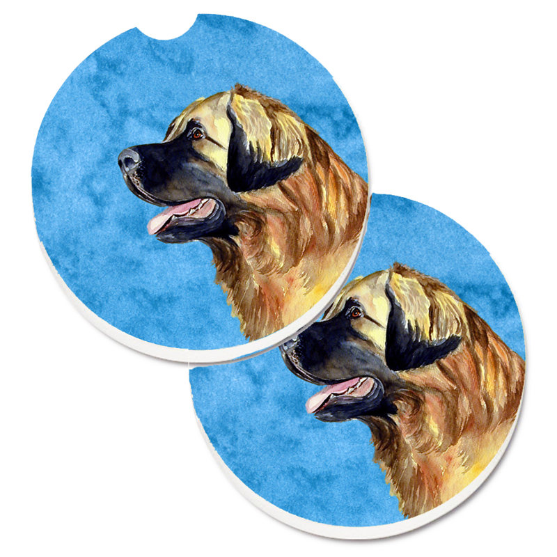 Sous-verre barbu collie voiture, Leonberger