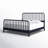 Louisa Solid Wood Spindle Bed-53914260-53914243