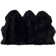 Solid Colour Sheepskin Area Rug