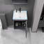 Meuble-lavabo 16 po avec lavabo en céramique et porte d'armoire à fermeture en douceur, fixation murale flottante, bonde escamotable, siphon en P inclus (sans robinet), K1 (incluant A +)-256751019-256751020