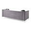 Élégant canapé contemporain gris foncé