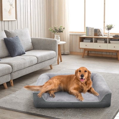 Orthopedic Dog Bed, Waterproof Thick Foam Dog Beds Dog Sofa With Machine Washable Cover, Comfy Pet Bed Couch, dog beds large sized dog -  Tucker Murphy Pet™, 08F1B56CA3D8438DBD12CC3891CD050E