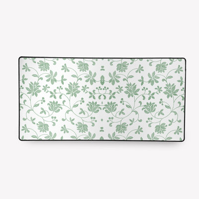 Grand sous-main à motif floral Lanny