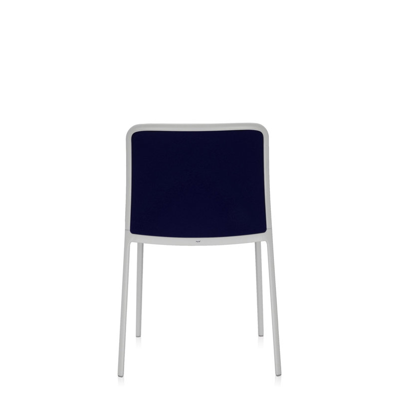 Audrey Soft Chair, Sky Blue/White