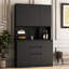 Armoire de cuisine avec station de charge, buffet autoportant avec tiroir, buffet contemporain pour l'intérieur-909826769