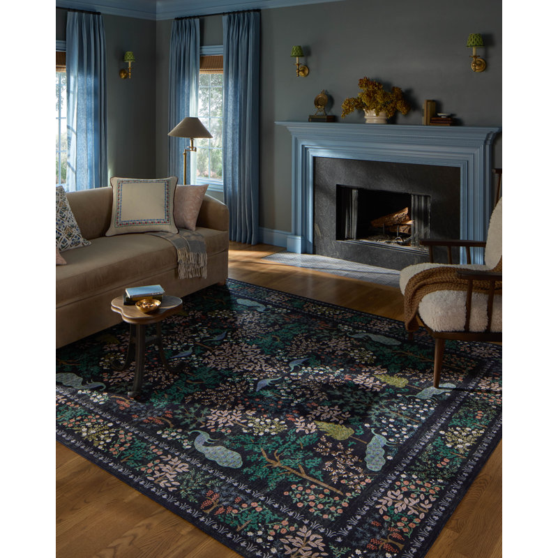 Tapis gris anthracite , Rectangle 8 pi 6 po x 11 pi 6 po