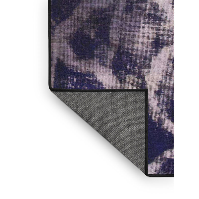 Tapis abstrait à motif abstrait moderne, Rectangle 3 pi x 5 pi