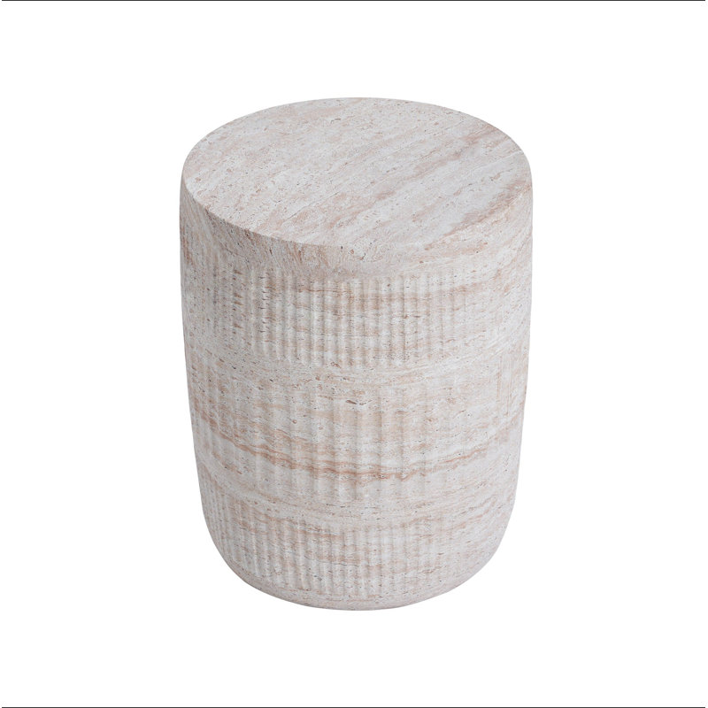 Outdoor/Indoor Lightweight Concrete Side Table