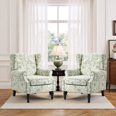 Upholstered Linen Armchair