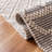 Mcguigan Natura Hand Loomed Wool/Cotton Southwestern Rug in Ivory/Gray-428228062