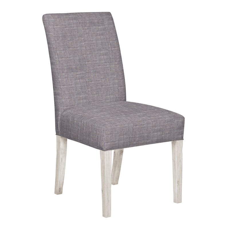 Chaise d'appoint Butler, Chenille nomade ardoise Crypton®, Casablanca