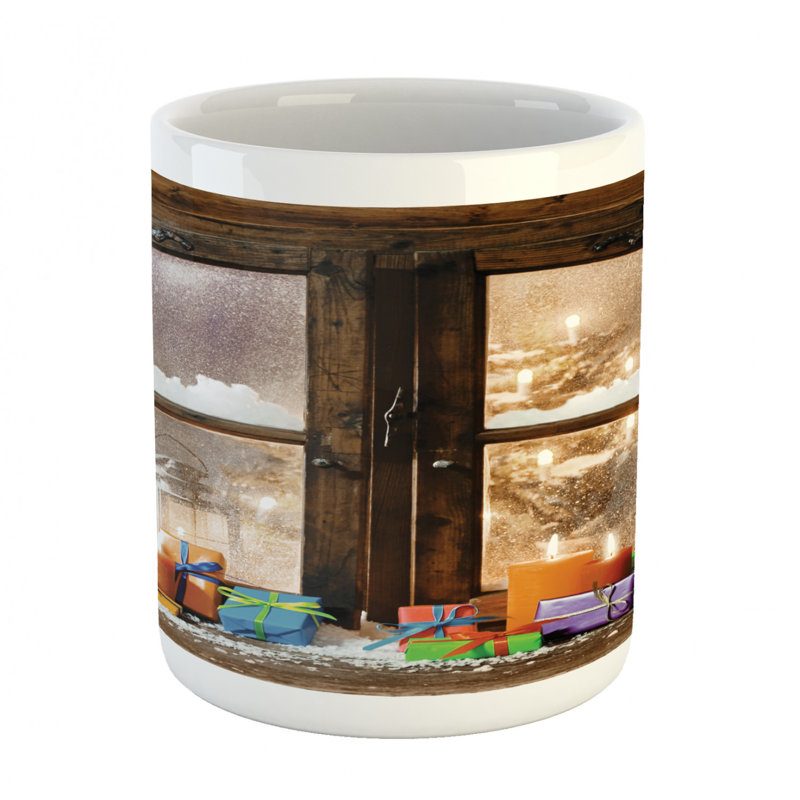 Grande tasse à café snow