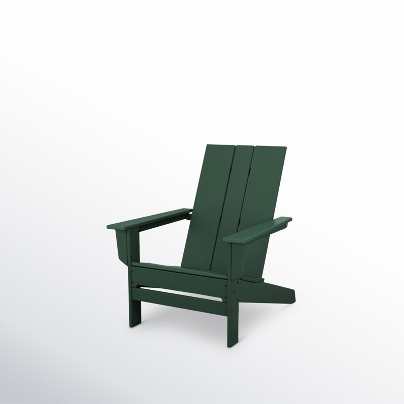 POLYWOOD x AllModern Oversized Adirondack Chair, Dark Green