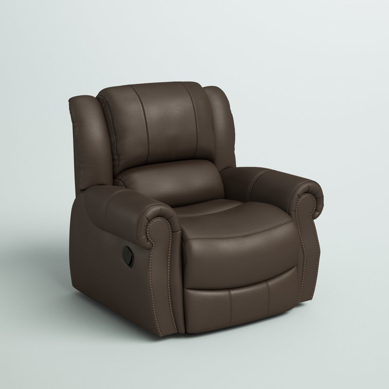 Fauteuil inclinable standard Morella, Similicuir chameau foncé