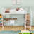 Metal Loft Bed With LED Lighting, Built-In Desk,Staircase, And Wardrobe-502998907-502998910