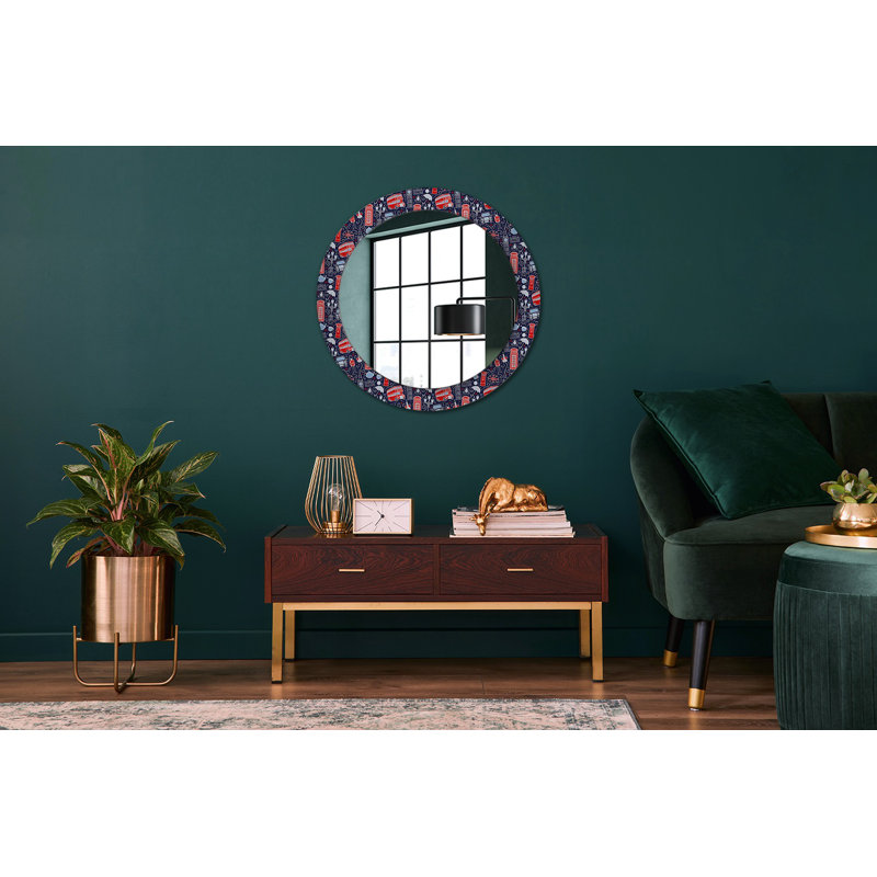 Huldar Glass Flat Wall Mirror