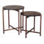 Ensemble de tables basses Gema, bronze