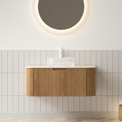 Meuble-lavabo mural simple 36 po avec lavabo