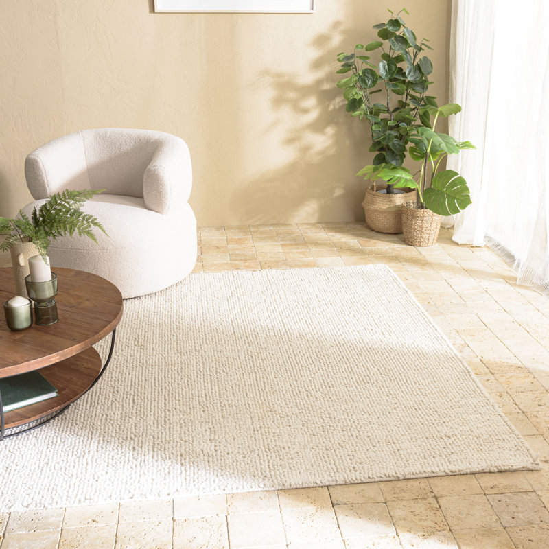 Amryis Wool Hand Woven Area Rug, Rectangle 160 x 230cm