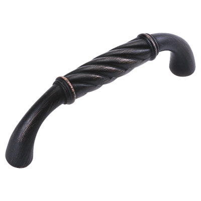 French Country Kitchen Cabinet Handles, Solid Core Drawer Pulls for Cabinet Doors, 3"