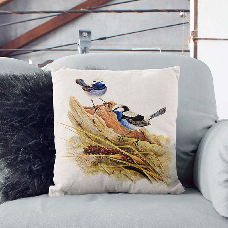 Square Throw Cushion, 55cm H x 55cm W x 20cm D
