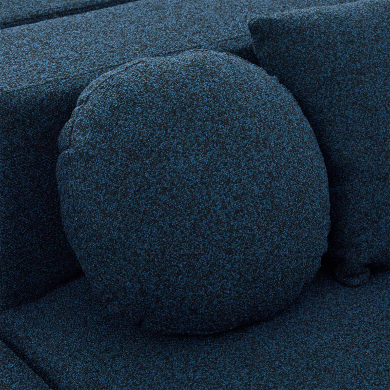 Canapé modulaire Boneless Couch, Bleu