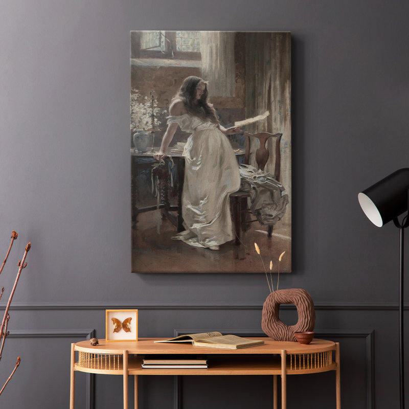 Reproduction de portrait rétro LVIII - galerie Cavas, H 48 po x l 32 po