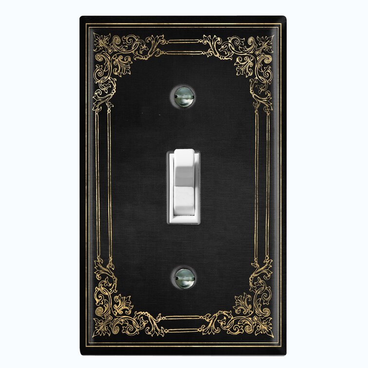 Light Switch Cover in Victorian Black Switch Cover 