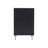 Silhouette 2-Drawer Nightstand in Black