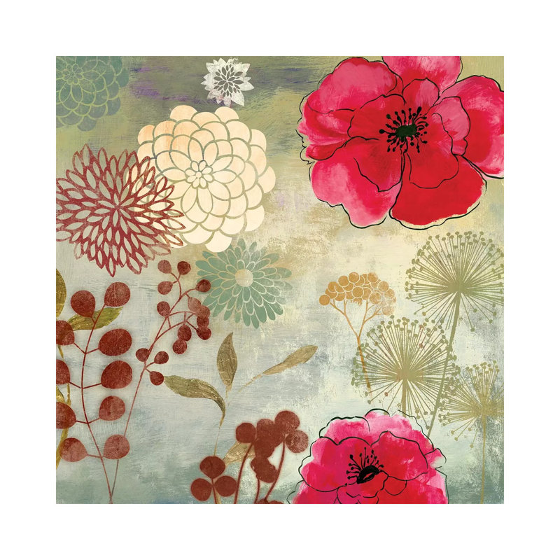 In The Garden II by Aimee Wilson - Wrapped Canvas Print, 30.48 cm H x 30.48 cm W
