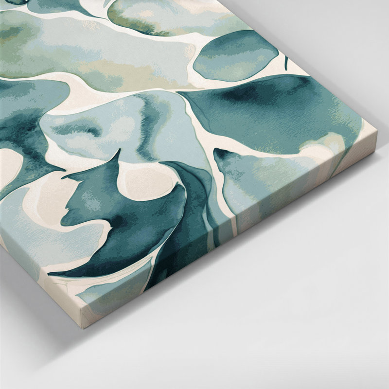 Abstrait aquarelle, art mural beige sur toile 79, H 14 po x l 11 po