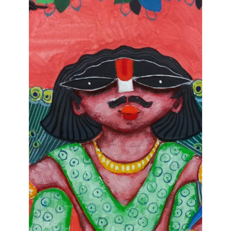 Lord Kartikeya | Couleur de l'affiche sur papier | Par Tuhin Rakshit