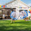 Lot de 2 ballons gonflables de 1,20 m (4 pieds) de hauteur, couleur bleue, pour adolescents. Idéal pour le jardin, le camping, les pique-niques, les parcs, les pelouses et les jeux d'équipe en extérieur. Fabriqués en PVC épais, ces ballons de sumo pour hamster sont dotés d'une poignée.