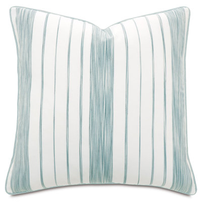 Laguna Fringed Cotton Reversible Throw Pillow