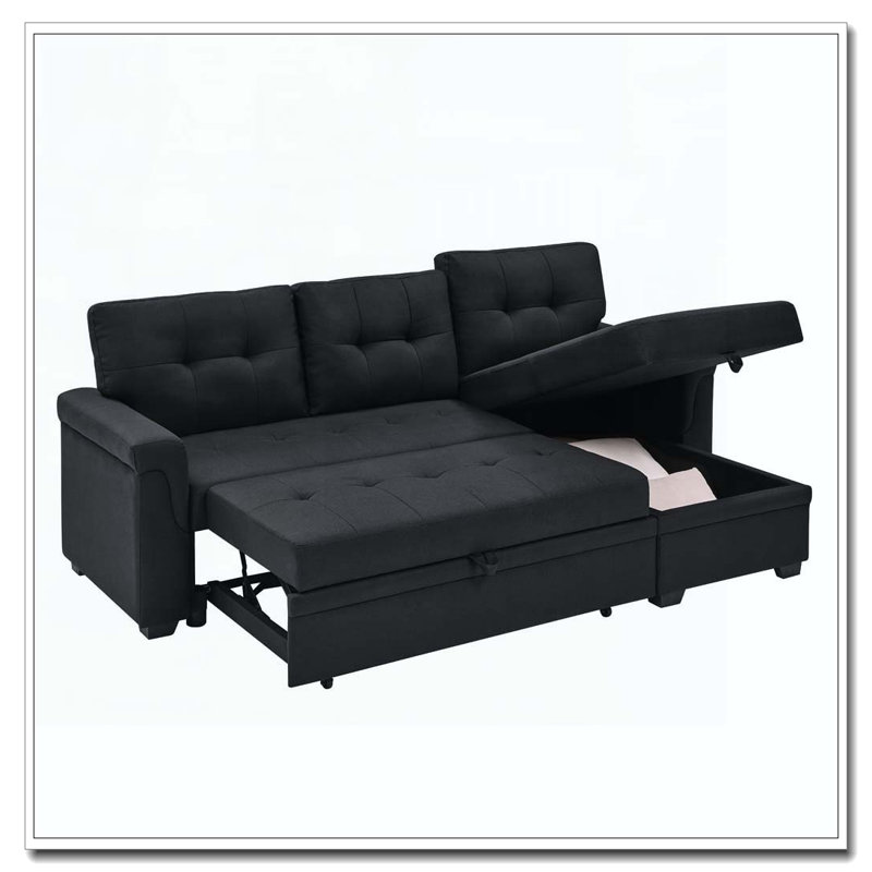 86'' Upholstered Pull-Out Sofa Bed