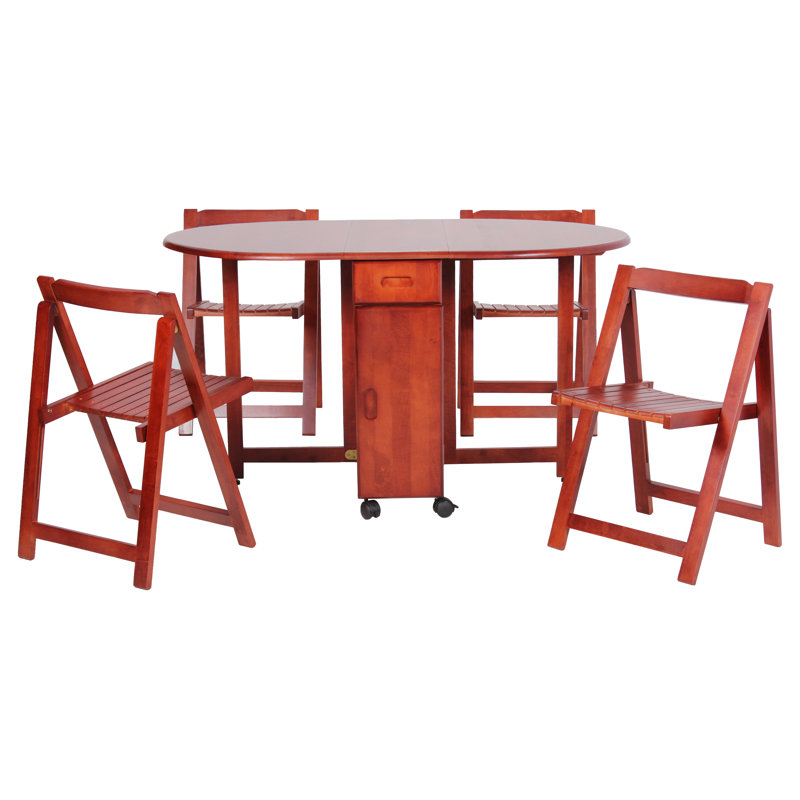 Cardenas Butterfly Leaf Dining Set, Mahogany
